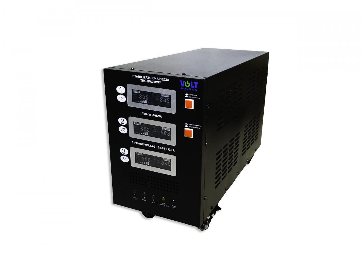 Stabilizator napięcia trójfazowy Volt Polska AVR PRO 10000VA - obrazek 3