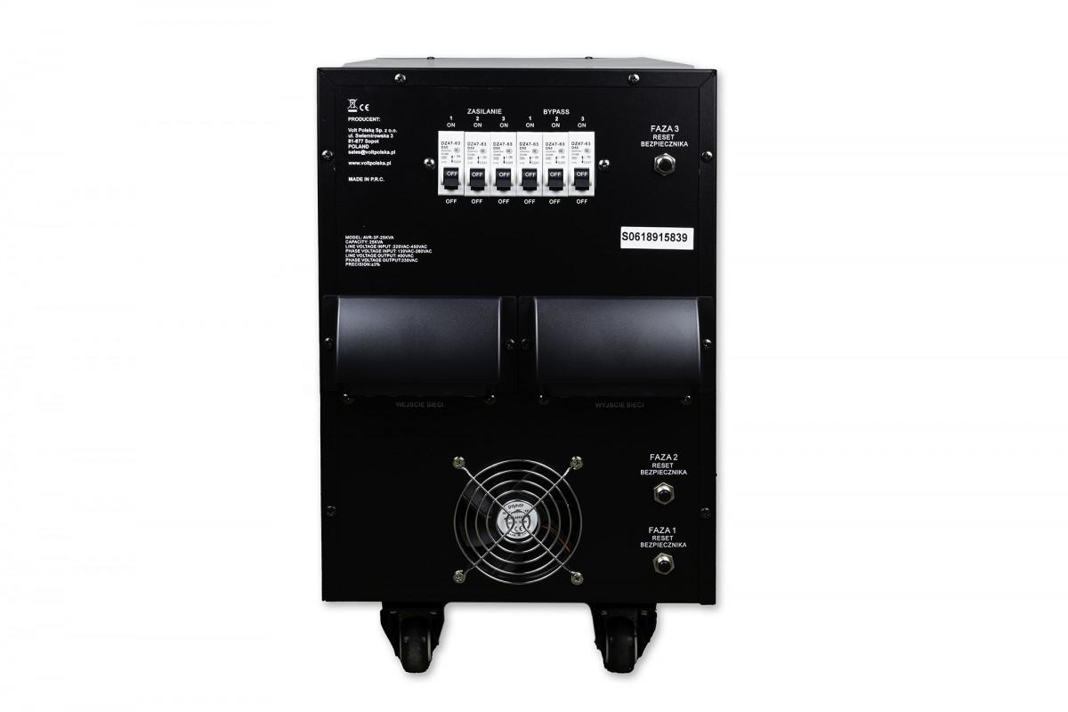 Stabilizator napięcia trójfazowy Volt Polska AVR PRO 25000VA 3% SERVO 3-F - obrazek 2