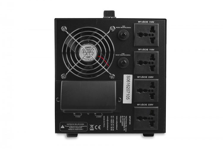 Transformator VOLT POLSKA 230V/110V 5000VA 2 Transformator VOLT POLSKA 230V/110V 5000VA - obrazek 2