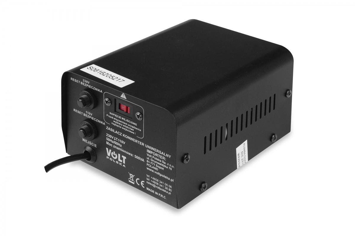 Transformator VOLT POLSKA 230V/110V 500VA 2 Transformator VOLT POLSKA 230V/110V 500VA - obrazek 2