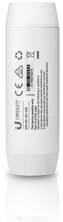 UBIQUITI Instant PoE Indoor Adapter 802.3af USB (INS-3AF-USB) - obrazek 2