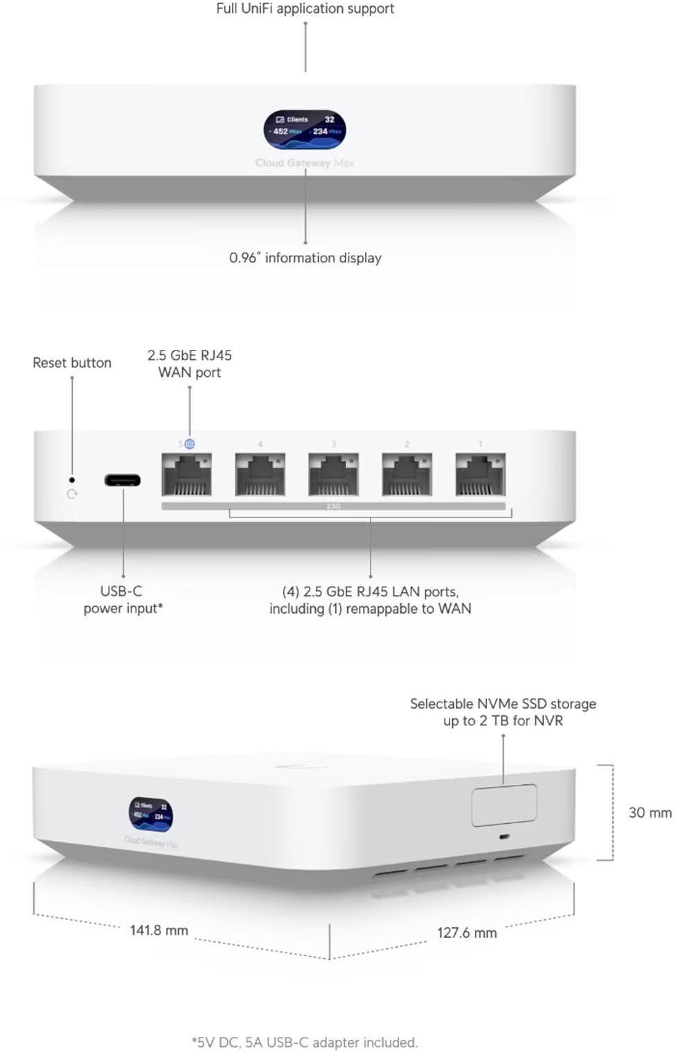 UBIQUITI UNIFI CLOUD GATEWAY MAX (UCG-MAX) - obrazek 4