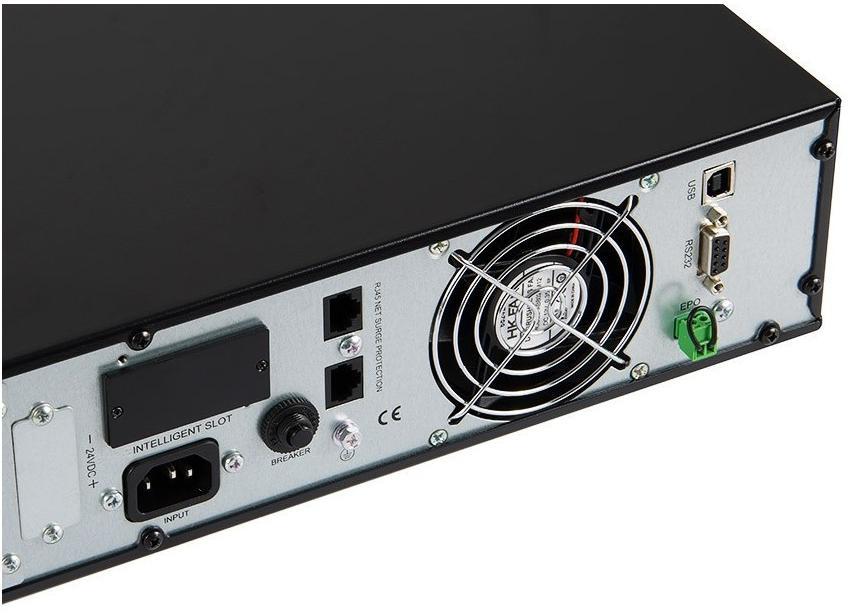 UPS ZASILACZ AWARYJNY Green Cell 1000VA 900W DO SZAFY RACK RTII Z WYŚWIETLACZEM LCD - obrazek 3
