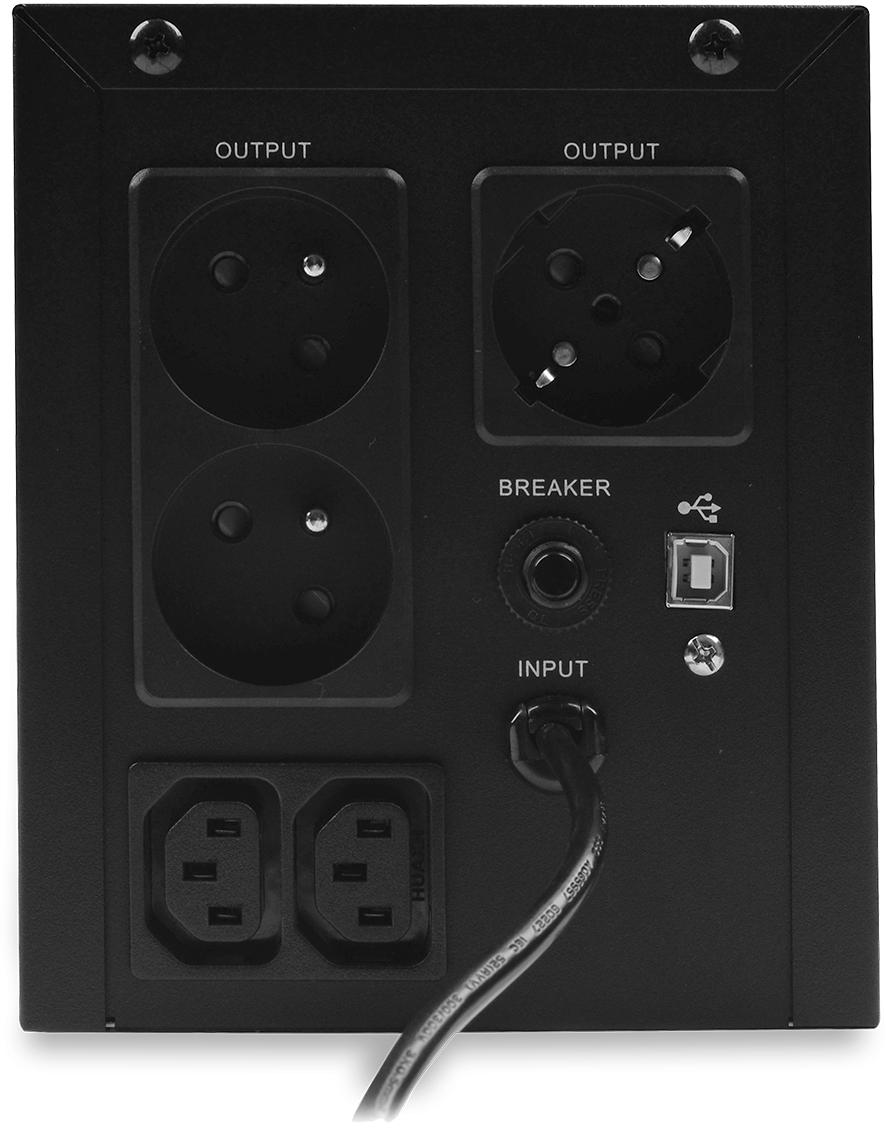 UPS ZASILACZ AWARYJNY VOLT POLSKA MICRO 1200VA 720W - obrazek 3