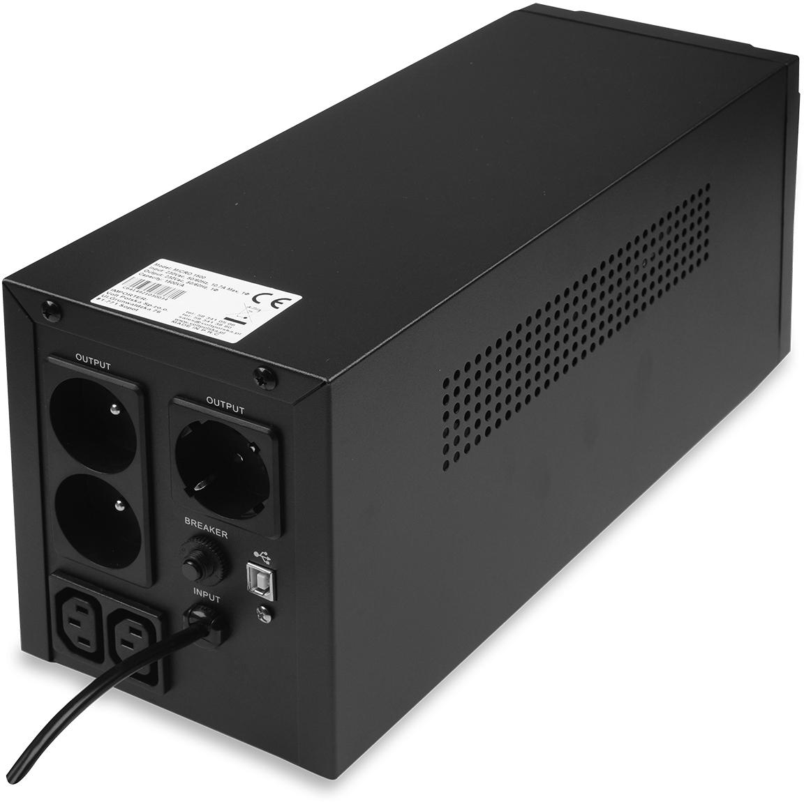 UPS ZASILACZ AWARYJNY VOLT POLSKA MICRO 1500VA 900W - obrazek 5