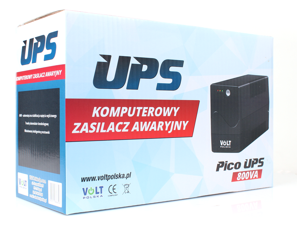 UPS ZASILACZ AWARYJNY VOLT POLSKA PICO 800VA 480W - obrazek 6