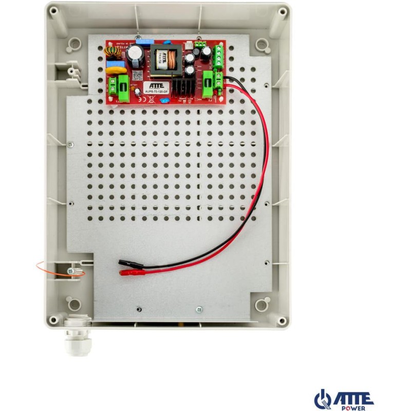 ZASILACZ BUFOROWY IMPULSOWY ATTE AUPS-70-120-XL1, 12V, 72W, 18Ah, ZEWNĘTRZNY