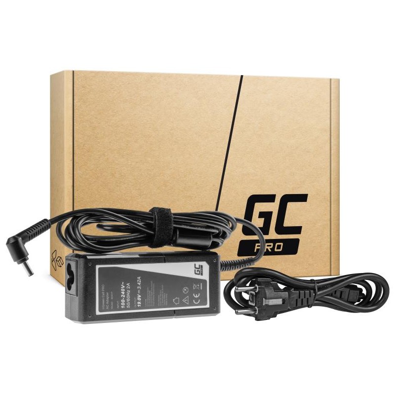 ZASILACZ ŁADOWARKA DO LAPTOPA ASUS Green Cell PRO AD41P 19V 3,42A 65W 4,0mm/1,35mm 1 ZASILACZ ŁADOWARKA DO LAPTOPA ASUS Green Cell PRO AD41P 19V 3,42A 65W 4,0mm/1,35mm