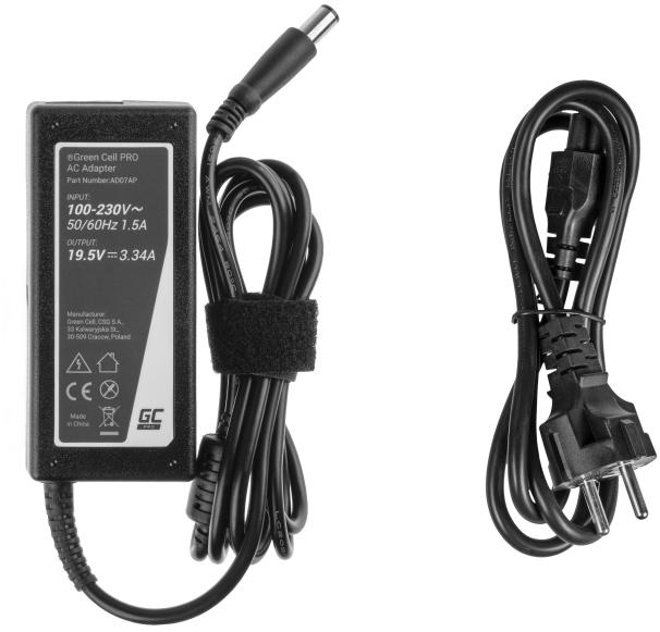 ZASILACZ ŁADOWARKA DO LAPTOPA DELL Green Cell PRO AD07AP 19,5V 3,34A 65W 7,4mm/5,0mm - obrazek 4