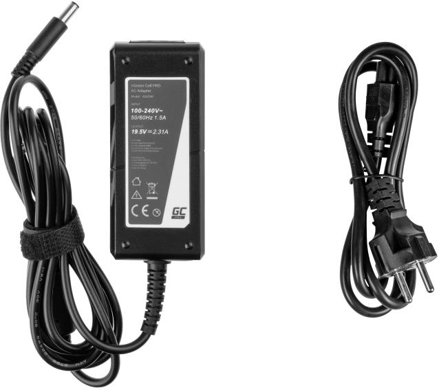 ZASILACZ ŁADOWARKA DO LAPTOPA DELL Green Cell PRO AD57AP 19,5V 2,31A 45W 4,5mm/3,0mm - obrazek 3