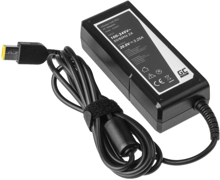 ZASILACZ ŁADOWARKA DO LAPTOPA LENOVO Green Cell PRO AD38AP 20V 3,25A 65W Slim Tip - obrazek 4