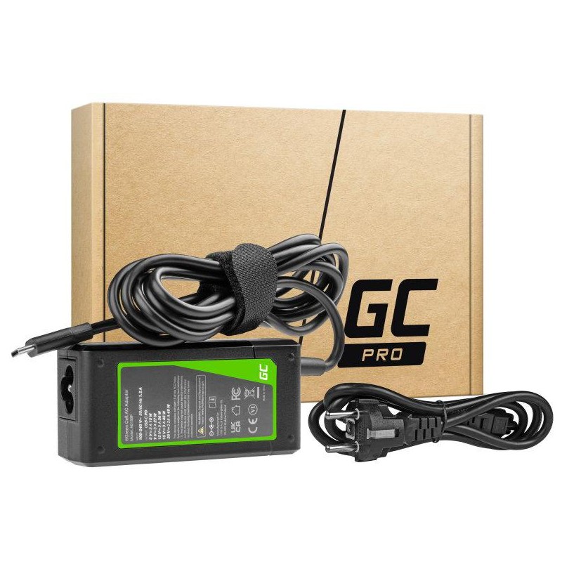 ZASILACZ ŁADOWARKA DO LAPTOPA UNIWERSALNA APPLE Green Cell PRO AD133P 20V 2,25A 45W USB-C