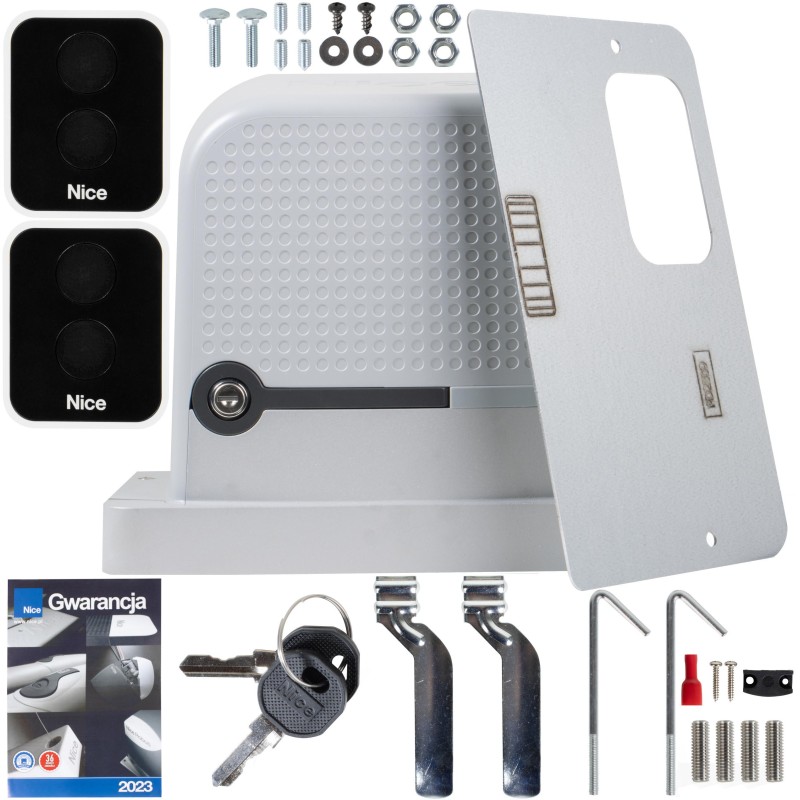 Zestaw NICE ROBO 600 do bram przesuwnych (bez fotokomórek) 1 Zestaw NICE ROBO 600 do bram przesuwnych (bez fotokomórek)