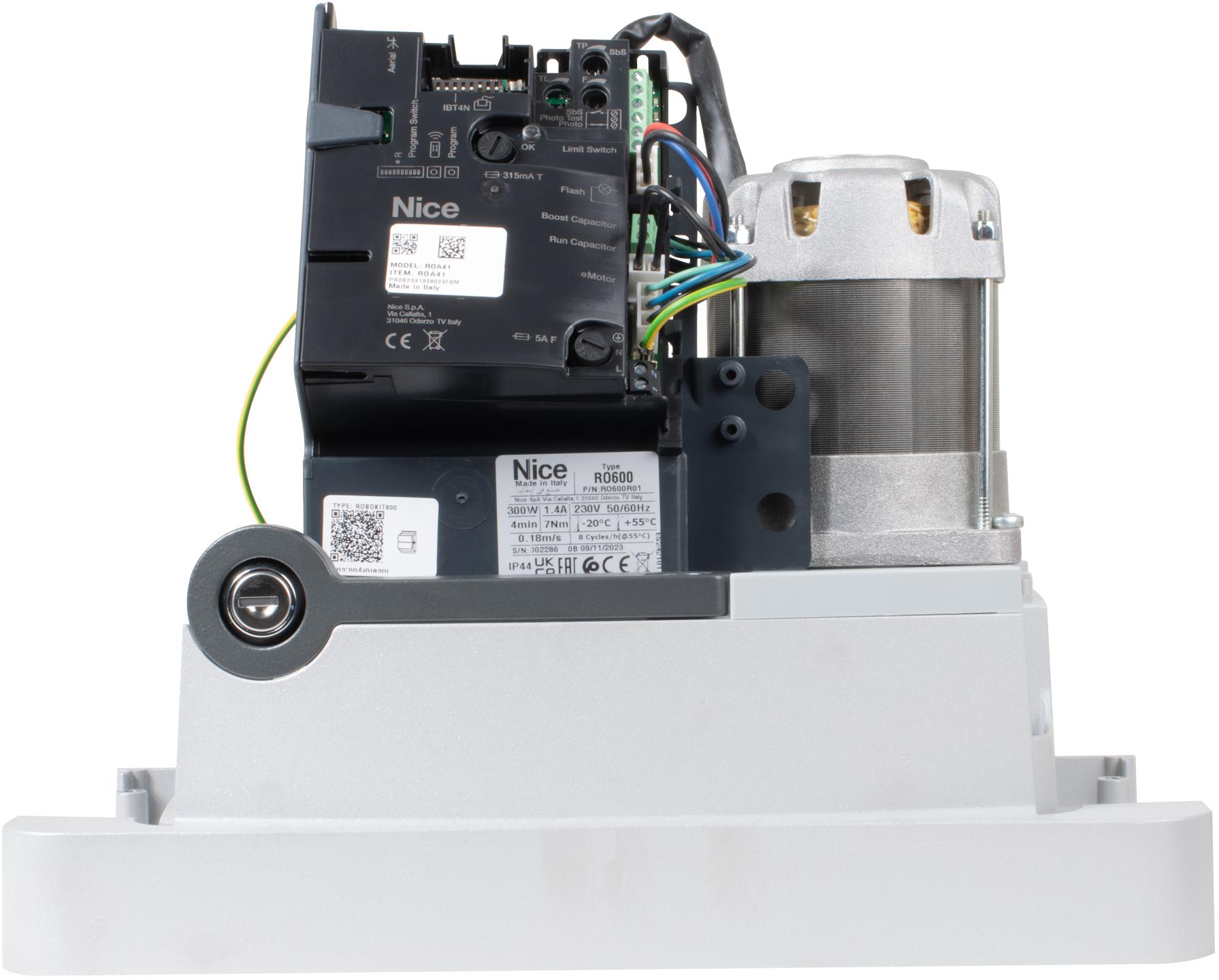 Zestaw NICE ROBO 600 do bram przesuwnych (bez fotokomórek) 12 Zestaw NICE ROBO 600 do bram przesuwnych (bez fotokomórek) - obrazek 12