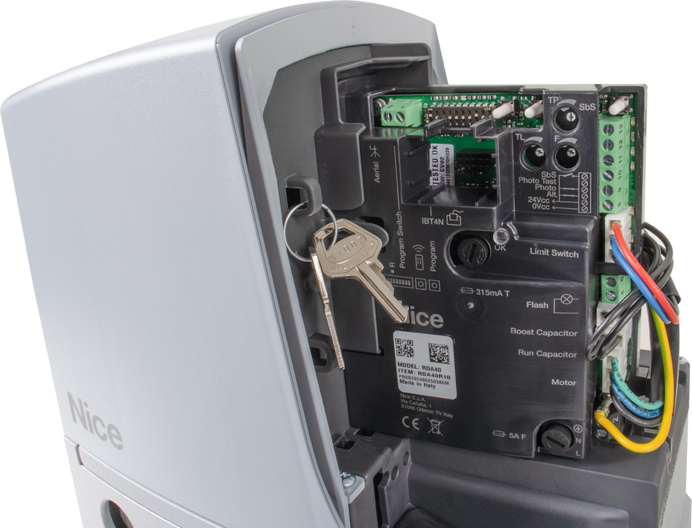 Zestaw NICE ROX 1000 ERA FLOR do bram przesuwnych (bez fotokomórek) - obrazek 4