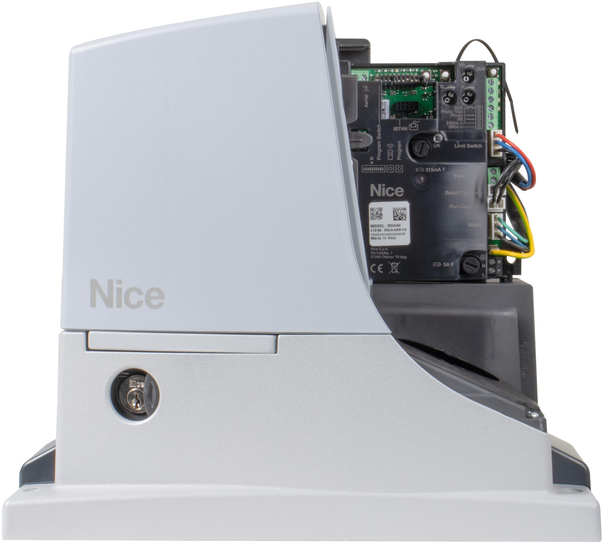 Zestaw NICE ROX 1000 ERA FLOR do bram przesuwnych (bez fotokomórek) - obrazek 6