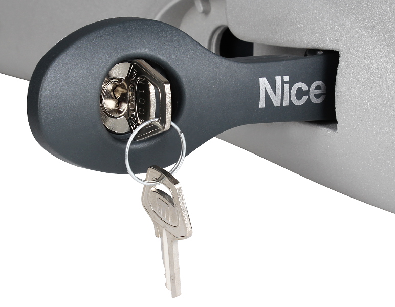 Zestaw NICE WINGO 3524 24V do bramy dwuskrzydłowej (bez fotokomórek) - obrazek 3