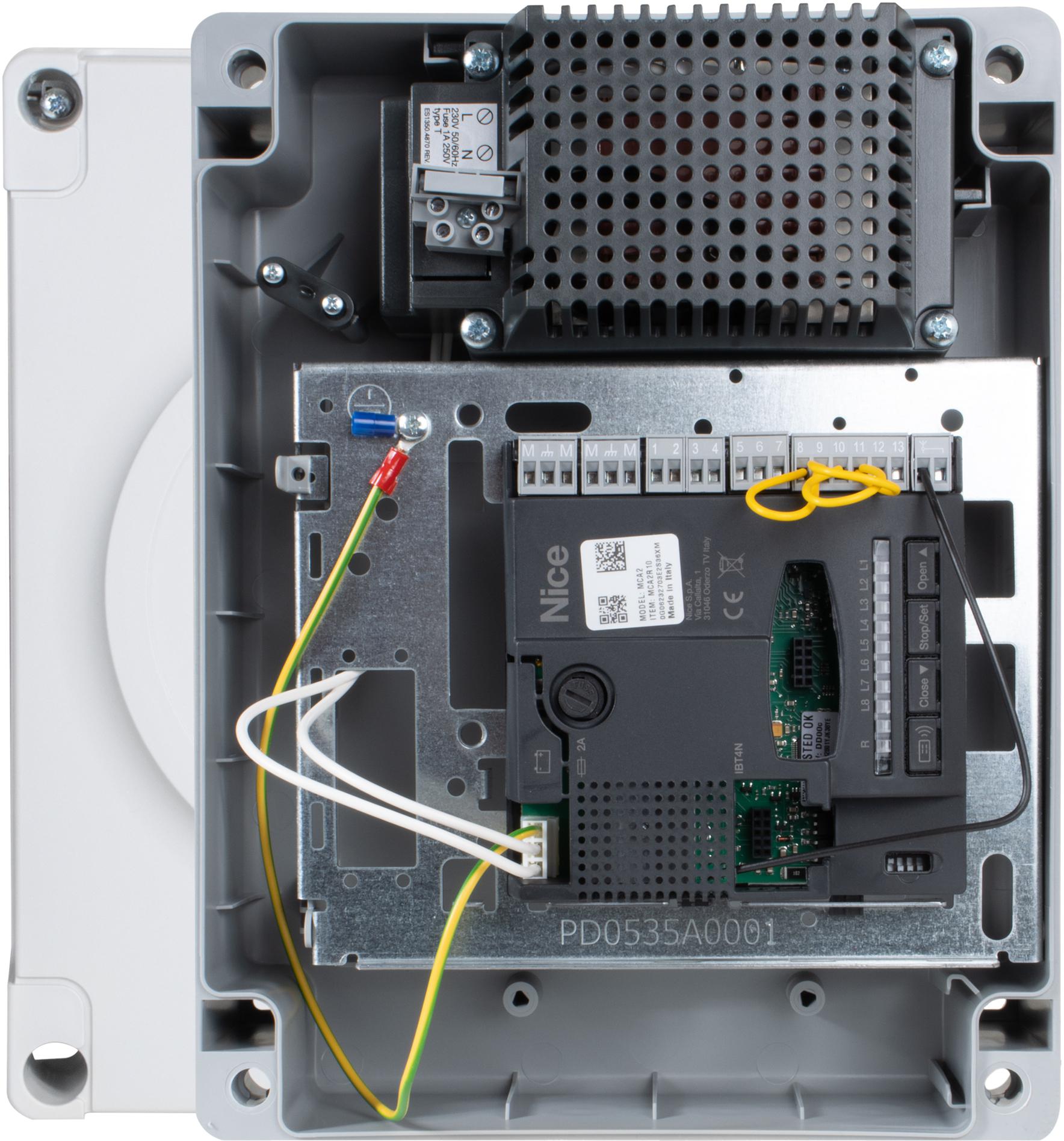 Zestaw NICE WINGO 3524 24V do bramy dwuskrzydłowej (bez fotokomórek) - obrazek 5