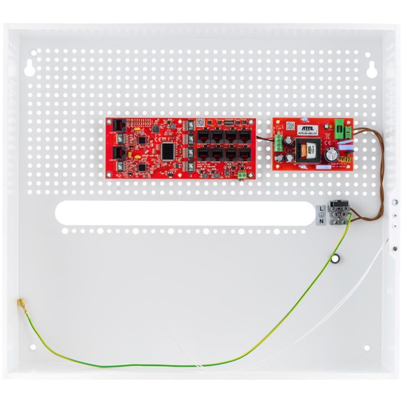 Zestaw do 8 kamer IP switch PoE 8P+2G ATTE IP-8-20-H 1 Zestaw do 8 kamer IP switch PoE 8P+2G ATTE IP-8-20-H