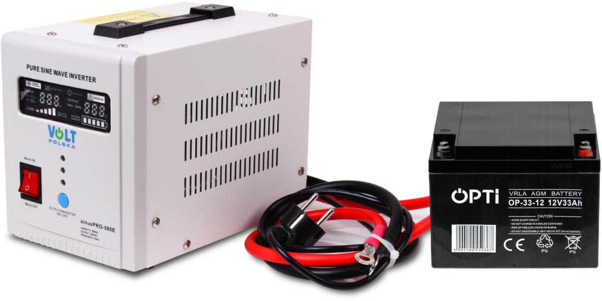 Zestaw do awaryjnego zasilania 33Ah 500W 3 Zestaw do awaryjnego zasilania 33Ah 500W - obrazek 3