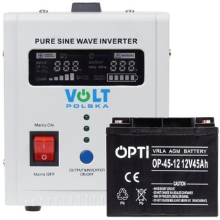 Zestaw do awaryjnego zasilania 45Ah 500W