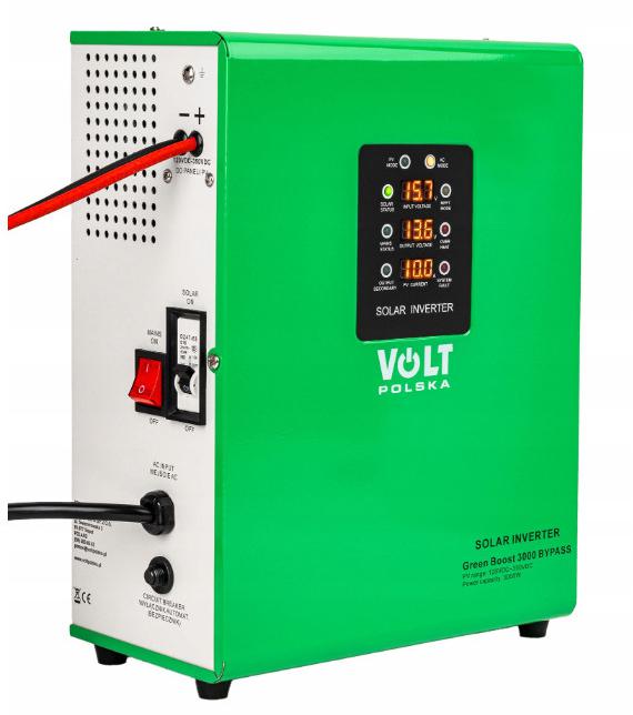 Przetwornica solarna VOLT POLSKA GREEN BOOST MPPT 3000 (120-350VDC) BYPASS 1 Przetwornica solarna VOLT POLSKA GREEN BOOST MPPT 3000 (120-350VDC) BYPASS