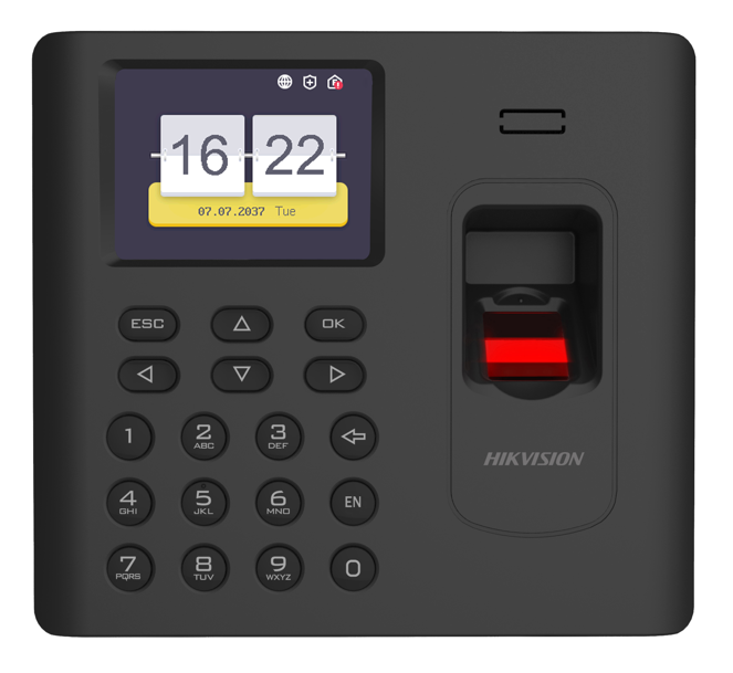 REJESTRATOR CZASU PRACY HIKVISION DS-K1A802AEF-B 1 REJESTRATOR CZASU PRACY HIKVISION DS-K1A802AEF-B