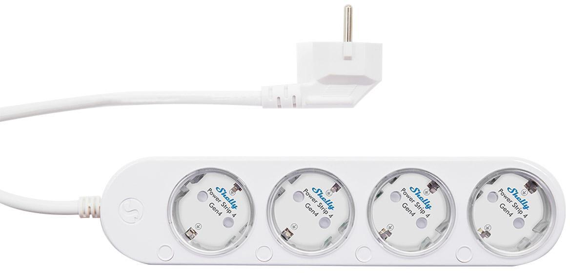 Shelly Power Strip 4 Gen4 White 1 Shelly Power Strip 4 Gen4 White