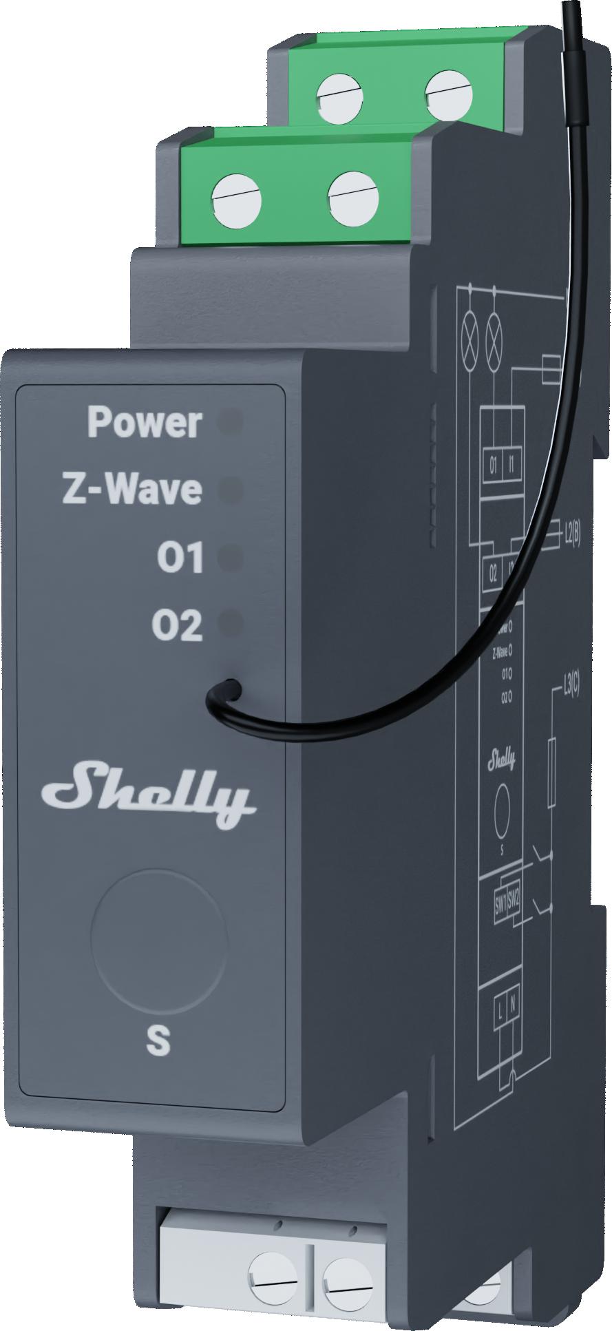 Shelly Qubino Wave PRO 2 1 Shelly Qubino Wave PRO 2