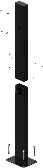 SŁUPEK MONTAŻOWY Greencell HabuDen Post DO STACJI ŁADOWANIA HabuDen WALLBOX EVGCAKHP1 - obrazek 3