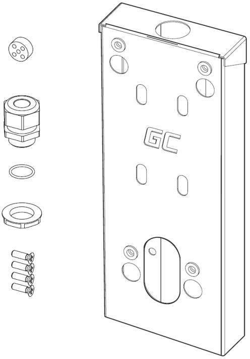 DYSTANS DO MONTAŻU ŁADOWARKI EV WALLBOX Greencell HabuDen Spacer EVGCAKHS1 - obrazek 5