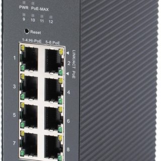 Switch Hikvision DS-3T1512HP-SI-8P4FKIT(75W)