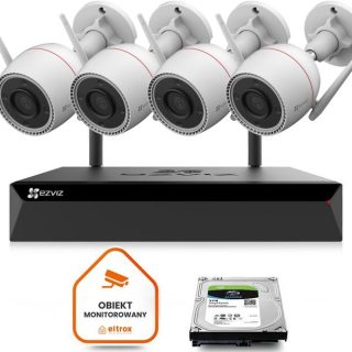 Zestaw do monitoringu Wi-Fi EZVIZ 4x H3c 2K+ 4MP