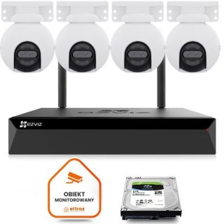 Zestaw do monitoringu Wi-Fi EZVIZ 4x H80x Dual 4K 8MP+2MP 4mm