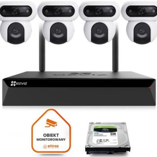 Zestaw do monitoringu Wi-Fi EZVIZ 4x H90 4MP+4MP