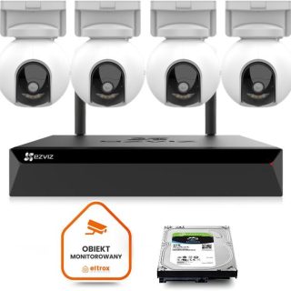 Zestaw do monitoringu Wi-Fi EZVIZ 4x HB8 2K+ (4MP) typ-C