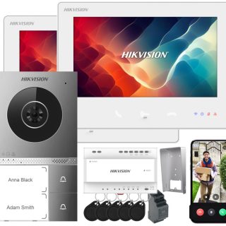 Zestaw wideodomofonowy Hikvision 2-wire DS-KIS705EY/2Monitors