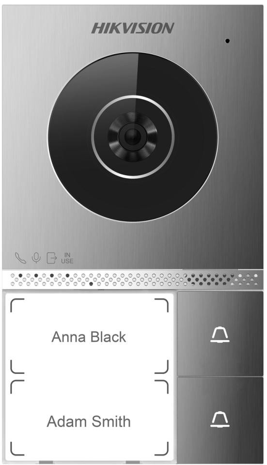 Zestaw wideodomofonowy Hikvision 2-wire DS-KIS705EY/2Monitors 2 Zestaw wideodomofonowy Hikvision 2-wire DS-KIS705EY/2Monitors - obrazek 2