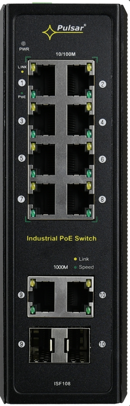Switch przemysłowy PULSAR ISF108 (8xPoE, 2xCombo) 4 a55aaf48bea63a9ea9816270948e9aec
