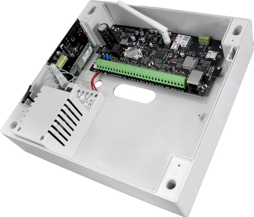 Zestaw centrala PulsON Alarm 2.0 4G z obudową i odbiornikiem PowerG 5 10756c1fd3b7e229597f8bfc62399cab