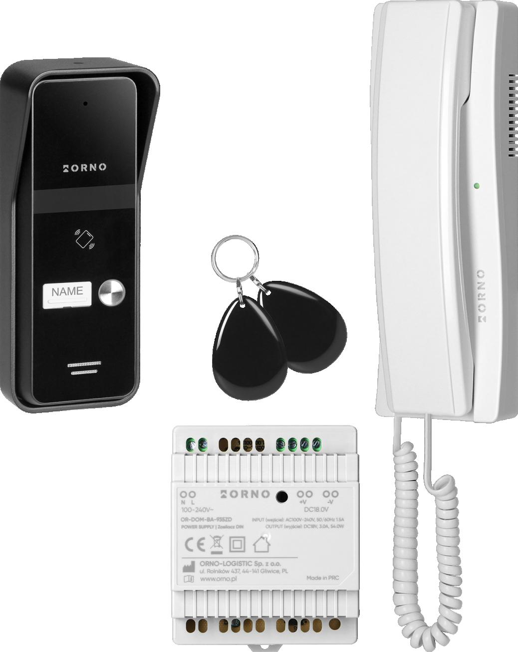 Domofon ORNO OR-DOM-BA-935ZD/W 2-żyłowy 1 4bca57a317817dc3dc1937bc7125c264