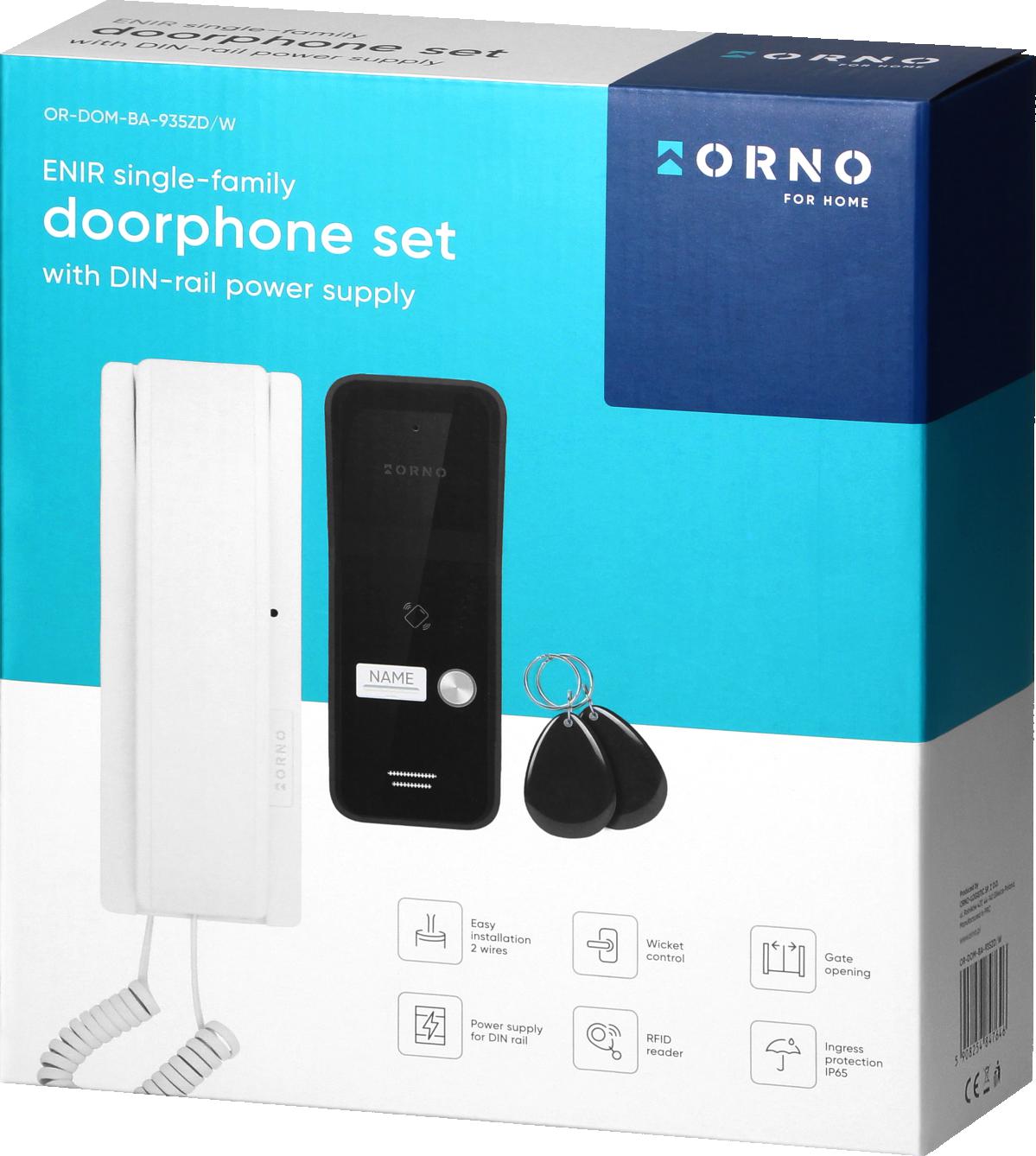 Domofon ORNO OR-DOM-BA-935ZD/W 2-żyłowy 4 9579e7587950ea61a0d579b2c370b398