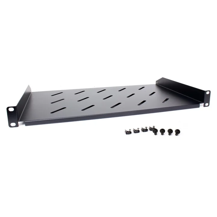 Półka rackowa uniwersalna Getfort 19 cali 1U 170mm Czarna 3 b01328897a119a8c74ed6603897231ed