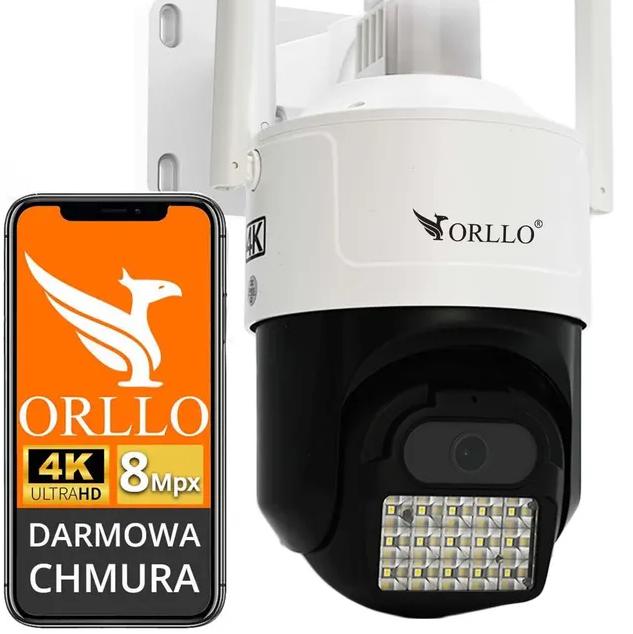 Kamera IP ORLLO Z17 Ultra 4K zewnętrzna obrotowa GSM na kartę SIM 8MPx 1 d8917893162e099c21dbf5bb6b3f426c
