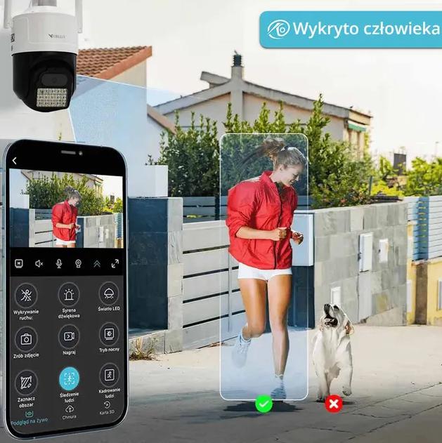 Kamera IP ORLLO Z17 Ultra 4K zewnętrzna obrotowa GSM na kartę SIM 8MPx 7 248e23c553a98eacfc3f0902ecb66ea2