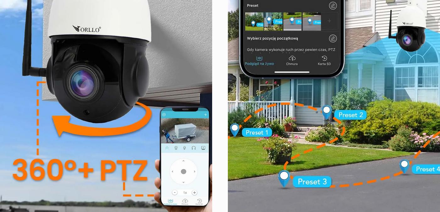 Kamera IP ORLLO Z10 WiFi POE z panelem fotowoltaicznym SM6030 PRO 7 66229f8b1f6a4088ec44fc99cc8e2c60