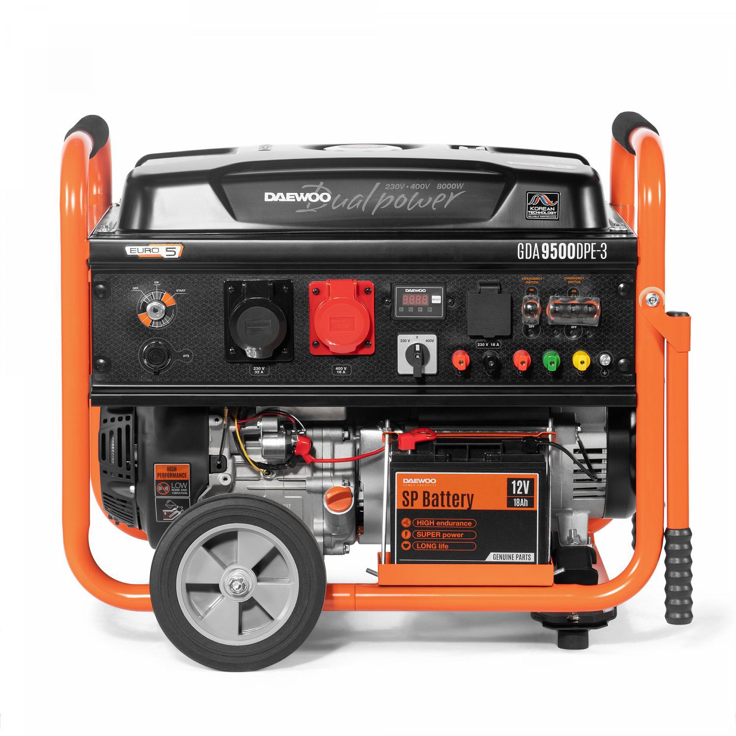 AGREGAT PRĄDOTWÓRCZY DAEWOO GDA 9500DPE-3 8.0kW 6 bd5d3f739796f9d143567fa56d24f1fe