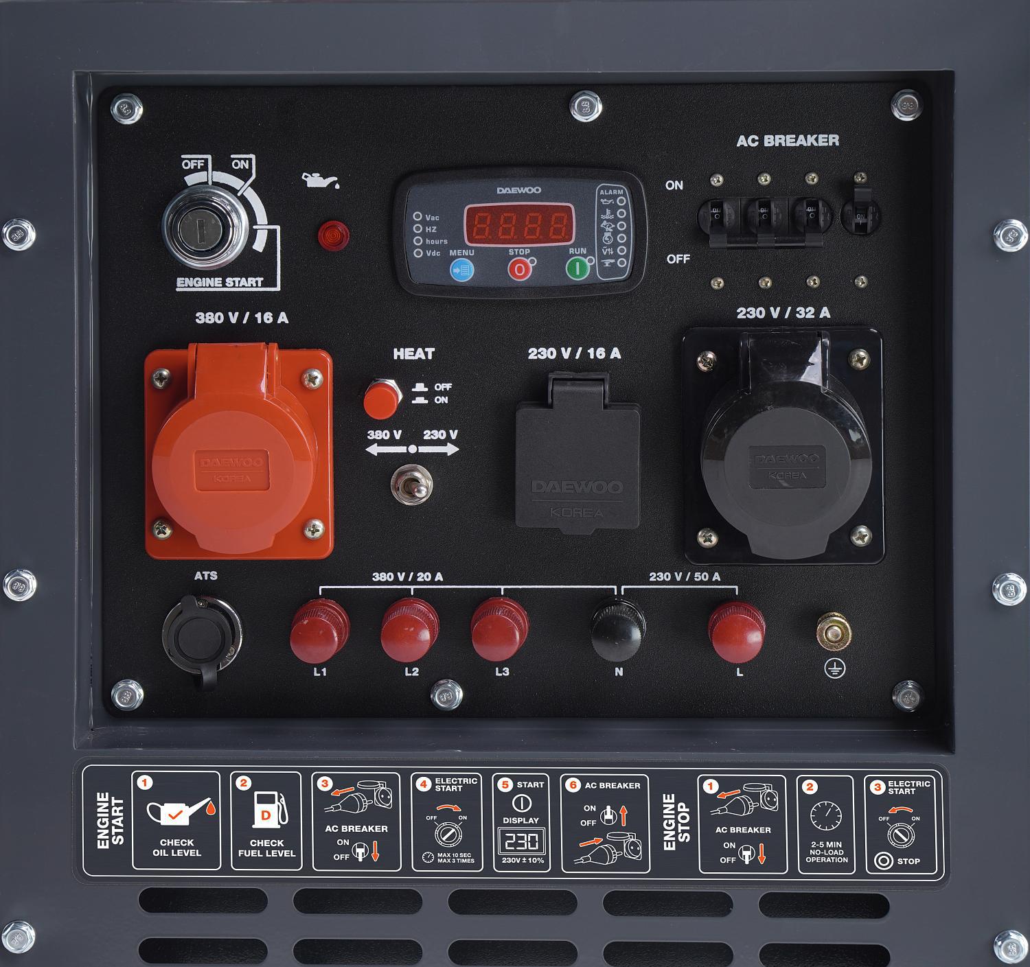 AGREGAT PRĄDOTWÓRCZY DIESEL DAEWOO DDAE 11000DSE-3 8.0kW 10 677f01f473a71970e219eac8a012afe1