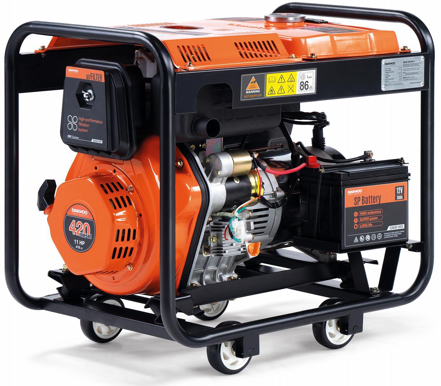 AGREGAT PRĄDOTWÓRCZY DIESEL DAEWOO DDAE 6000XE-3 5.0kW 2 fa36f8ea623f08af35e20d32b2be23ab