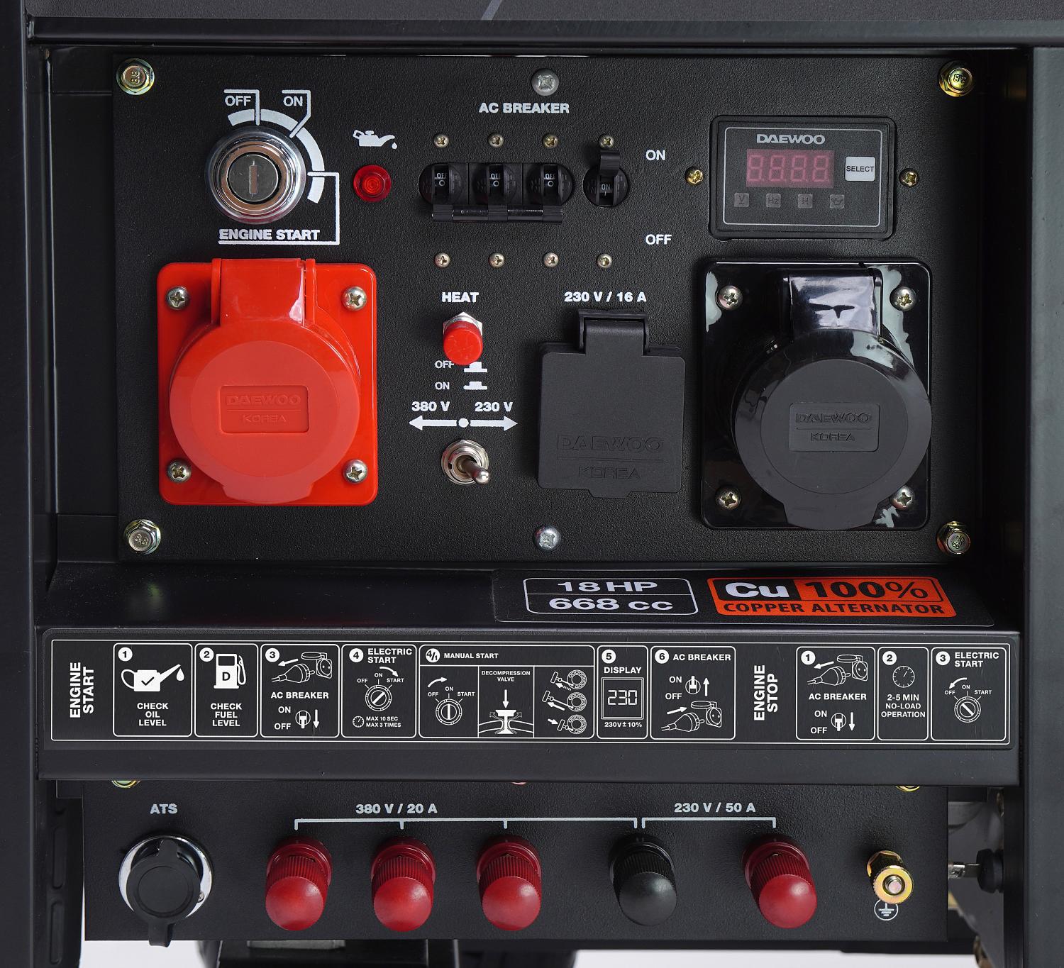 AGREGAT PRĄDOTWÓRCZY DIESEL DAEWOO DDAE 9000DXE-3 6.3kW 4 fab378127737a94936b3bf474d86d666